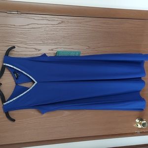 MSK Dress, Size Small, Goddess Blue
